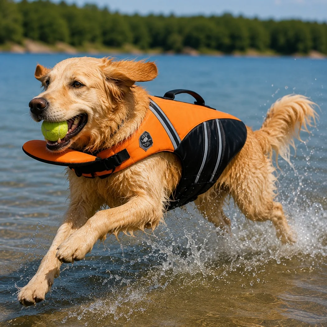 Easy to put on. Easy to adjust. Ready for the water.